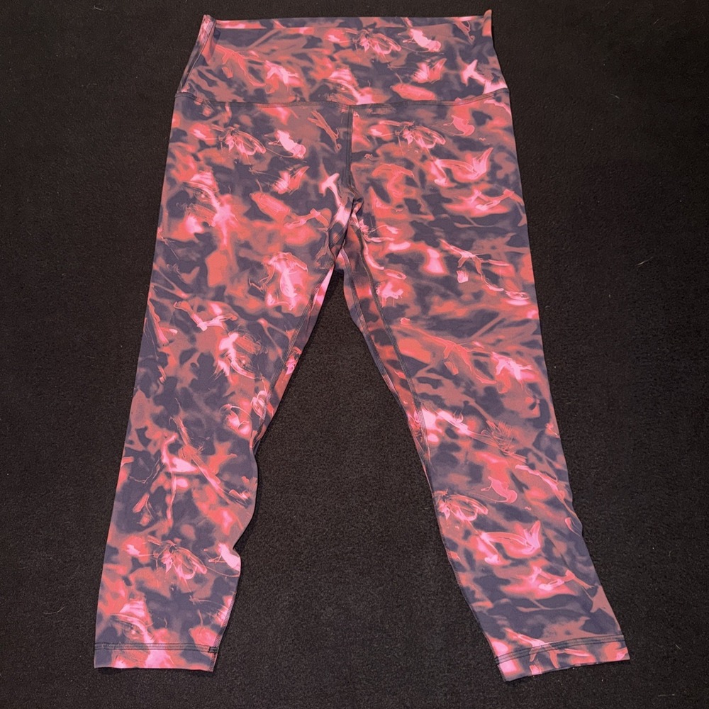 Lululemon Align High Waist Leggings In Intensity Pink Blossom Women's 14 NWOT